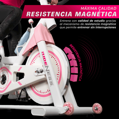 Bicicleta Estática RN1 Pink Spinning